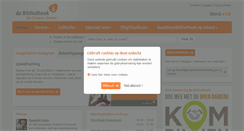 Desktop Screenshot of bibliotheekdegroenevenen.nl