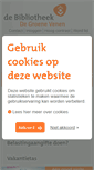 Mobile Screenshot of bibliotheekdegroenevenen.nl